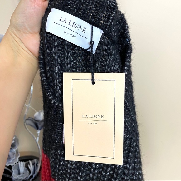 La Ligne Knit Alpaca Wool Balloon Sleeve Sweater - Picture 6 of 6